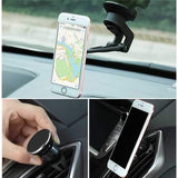 Bakeey 2 in 1 Magnetic Phone Holder Car Air Vent Holder Suction Bracket for iPhone 7P 7 Samsung