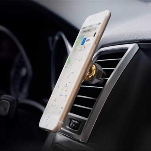 Baseus Cable Clip Magnetic Rotation Car Air Vent Phone Holder Stand for Samsung S8 iPhone X Xiaomi