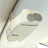 Universal Large Capacity Sun Visor Accessory Storage Box Card Slot Phone Holder for iPhone Xiaomi
