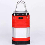 Solar Powered Rechargeable USB Stretchable LED Lamp Lantern For Outdoor Camping Hiking