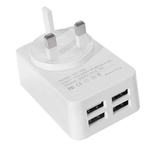 Earldom 5V 4.4A Multi-port USB Charger Adapter