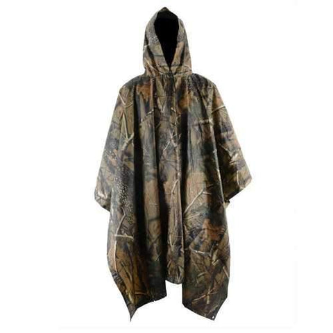 Outdooors Camping Camouflage Rain Coat Waterproof Jungle Poncho For Hunting