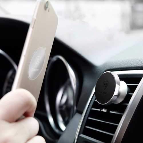 Baseus Small Ears Series Magnetic Phone Stand Car Air Vent Holder Bracket for iPhone Samsung Xiaomi