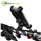 RockBros 360 Degree Rotation Adjustable Bicycle Handlebar Clip Holder for 3.5-7 inch Phone GPS