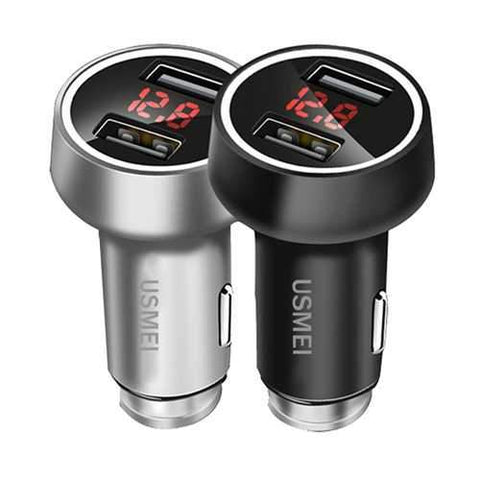 USMEI C7 3.6A Dual USB Car Charger With Breath Light For iPhone X 8 Plus S8 OnePlus 5 Redmi Note4