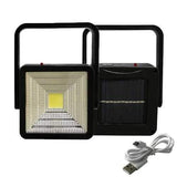 2W Rechargeable Portable Solar LED Flood Light Outdoor Camping Emergency Lamp USB Charging