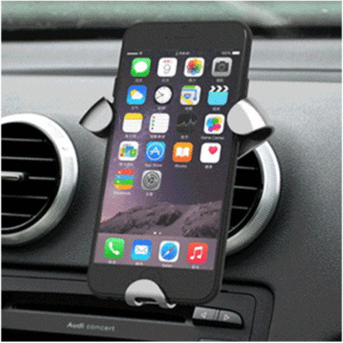 Bakeey Gravity Linkage Auto Lock Metal Car Air Vent Phone Holder Stand for Xiaomi Mobile Phone