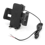 Universal Motorcycle MTB Bike Handlebar Water-proof USB Charging Mount Phone Holder for Cell Phone