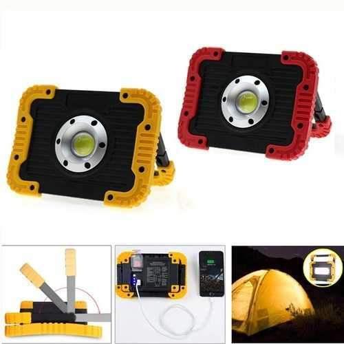 10W Portable USB Rechargeable LED COB Camping Light Outdoor Flood Light for Hiking Fishing