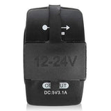 3.1A 12-24V 2 USB Car Cigarette Lighter Socket Splitter US Plug Charger For iphoneX 8/8Plus  Samsung