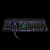 104Keys Blue Switch LED Backlight Mechanical Gaming Keyboard With Hand Holder USB Wired