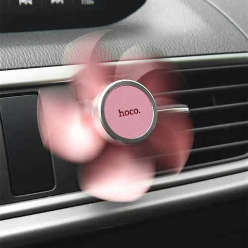HOCO Flower Cooling Fan Powerful Magnetic Car Mount Air Vent Phone Holder Stand for iPhone Xiaomi