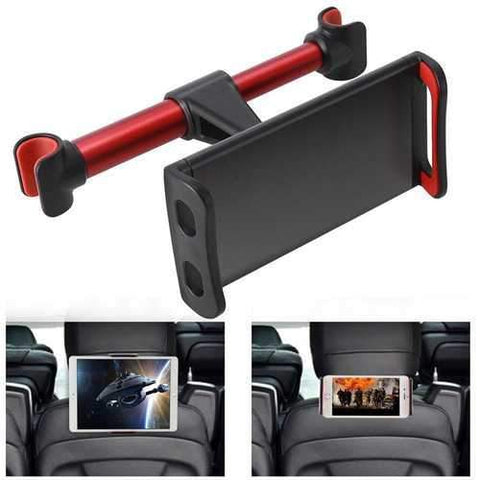 Universal Clip 360 Degree Rotation Car Headrest Holder Stand for Mobile Phone Tablet iPad