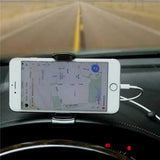 Bakeey Upgraded Cable Management Organizer Anti-slip Dashboard Car Mount Phone Holder for GPS iPad