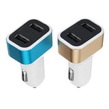 Bakeey 3.1A Dual USB Ports LED Voltage Monitor Fast Car Charger For Smart Phone Tablet MP4