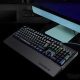 104 Keys Blue Switch USB Wired Backlit Mechanical Computer Gaming Keyboard