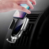 Baseus Tempered Glass Mirror Surface Gravity Auto Lock Car Holder Stand for Xiaomi Mobile Phone