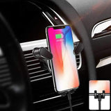 USAMS Spring Clip Multi-angle Rotation Car Mount Air Vent Holder for Samsung Xiaomi Mobile Phone