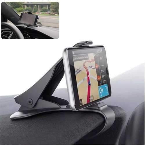 Universal Adjustable Clip Car Dashboard Holder Mount for iPhone Xiaomi Mobile Phone Under 6.5 Inches