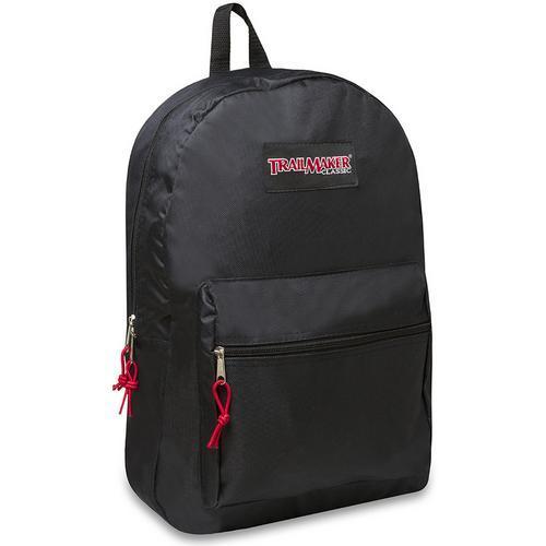 Case of [24] 17" Trailmaker Basic Black Backpack