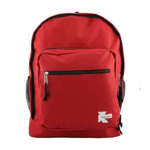 Case of [24] 17" Premium Multi-Pocket backpacks - Red
