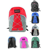 Case of [12] 17" PureSport Bungee Backpacks - Assorted Colors