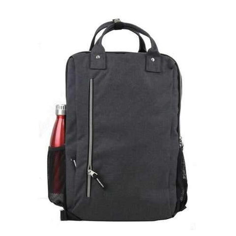 Case of [24] 17" Premium Sleek Computer Backpack - Charcoal