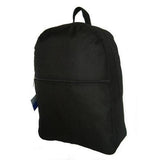 Case of [50] 17" Basic Black Backpack